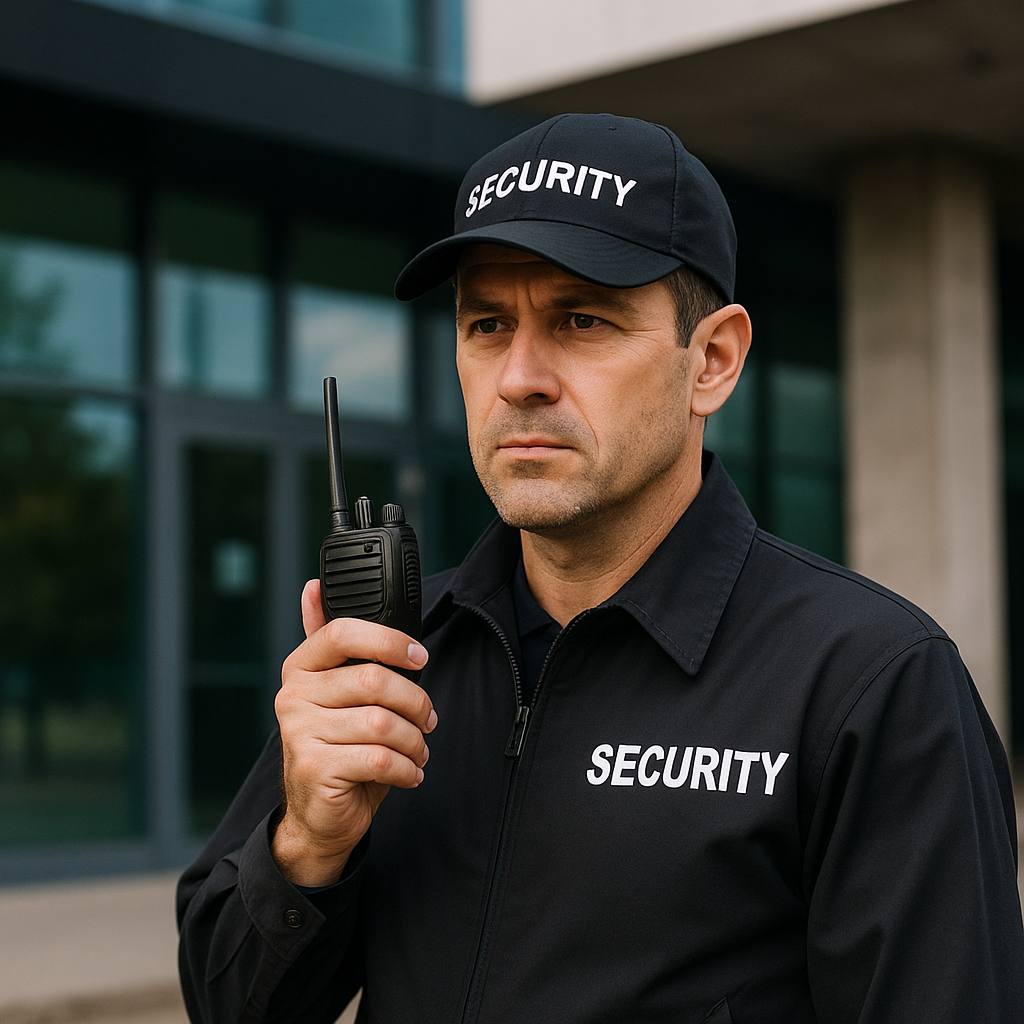 Professionele bewakingsagent